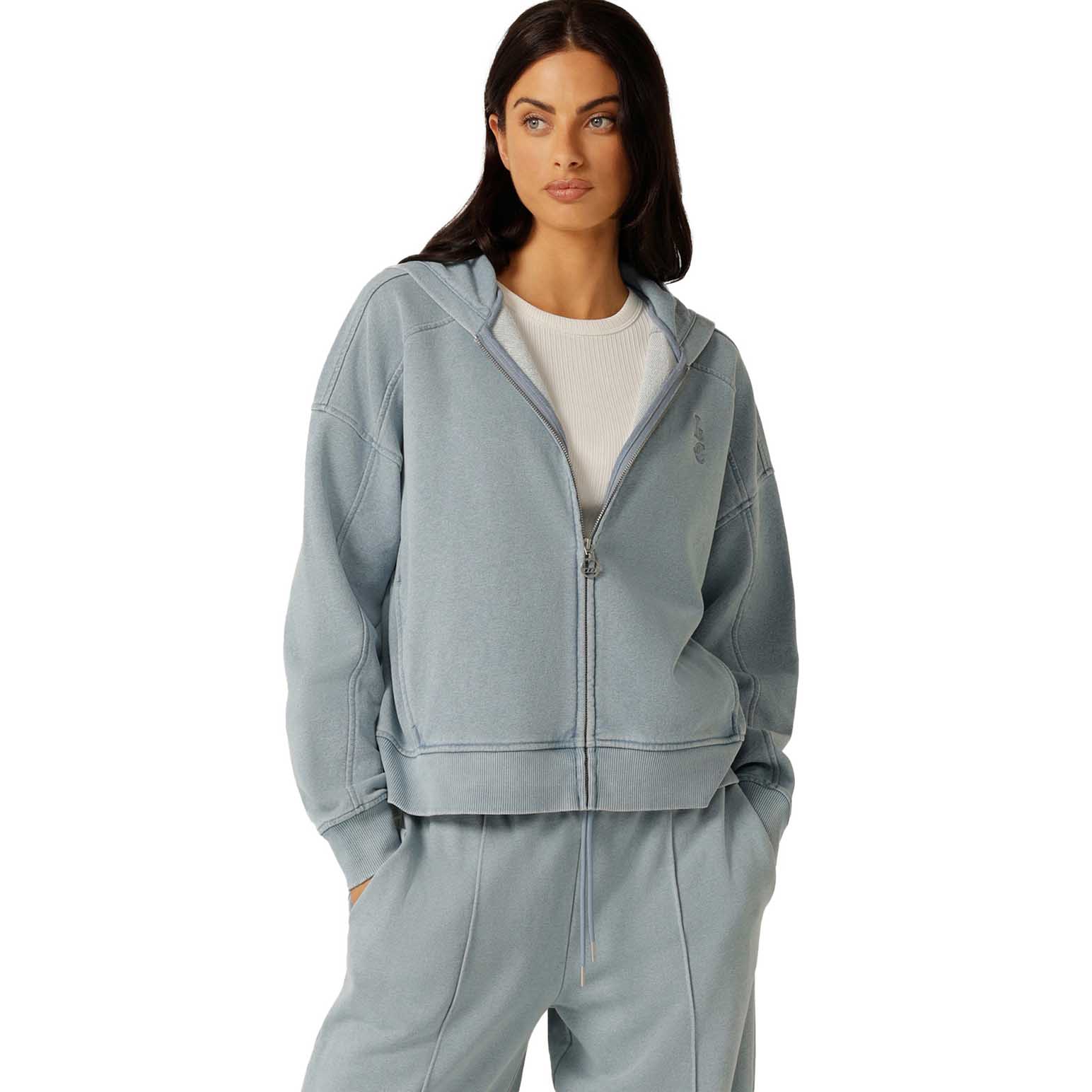 Lorna Jane Movement Washed Zip Through Hoodie